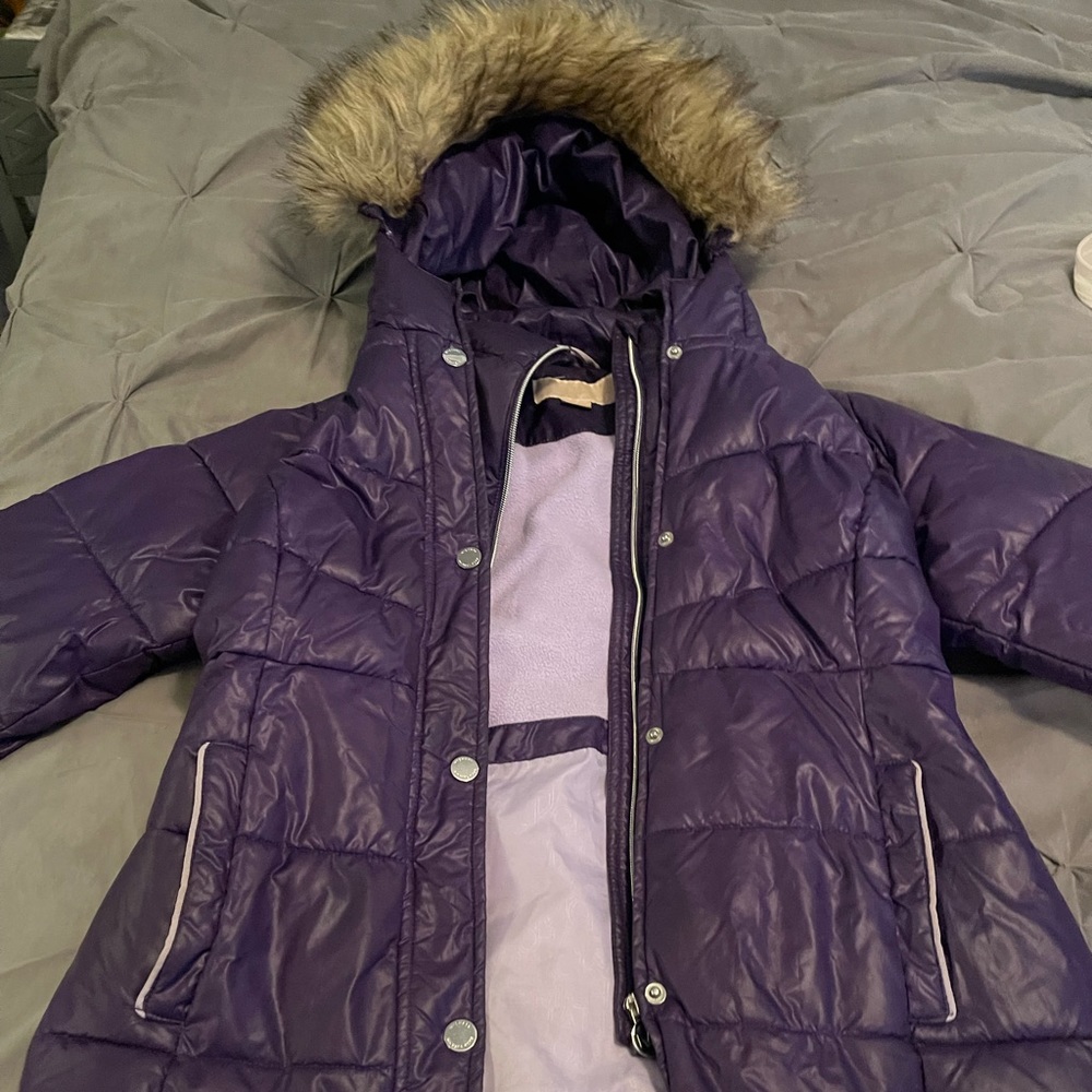 Girls purple Michael Kors coat NWT
